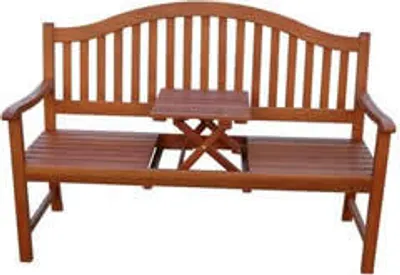 Produktbild von Garden Pleasure Gartenbank Phuket 985022 braun Holz 150,0 cm