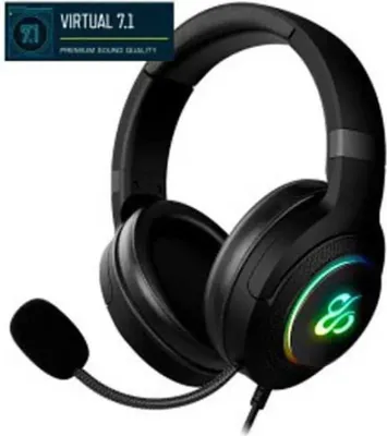 Zdjęcie produktu dla Newskill Gaming Sobek, Przewodowa, Gaming, 20 - 20000 Hz, Zestaw słuchawkowy, Czarny