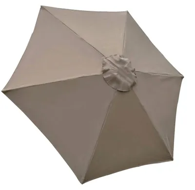 Produktbild von Ersatzbezug fš¹r Sonnenschirm, 6 Streben, 3 m, wasserdicht, UV-best?ndig, Ersatzstoff, Khaki