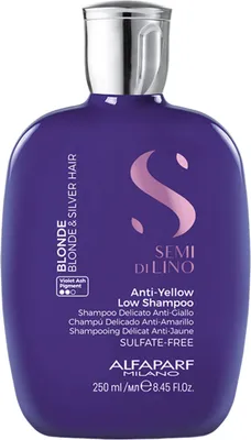 Zdjęcie produktu dla Alfaparf Semi Di Lino Delikatny szampon do włosów blond i rozjaśnianych, 250ml
