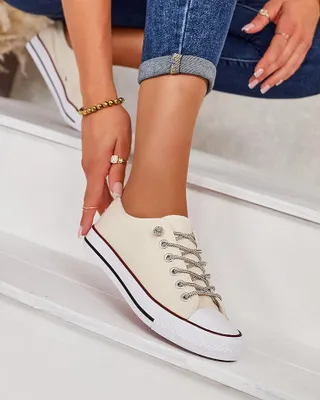Produktbild von Royalfashion Damen Sneaker mit dekorativen Schnürsenkeln Timi, Größe 39
