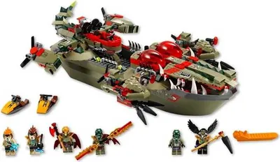 Produktbild von Lego Craggers Croc-Boot Zentrale Legends of Chima