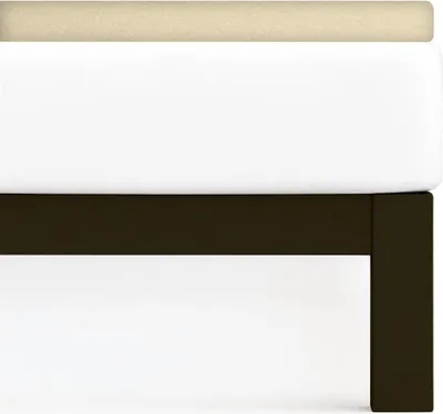 Produktbild von Traumschlaf Flausch Frottee Topper Spannbettlaken 180x200 cm - 200x200 cm natur