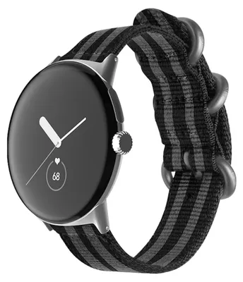 Produktbild von Smartwatch Armband Nylon Stahl-Schnalle Google Pixel Watch 4 / 3 / 2 / 1 41mm