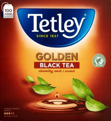 Zdjęcie produktu dla Herbata Tetley Golden Black 100 torebek x 2g