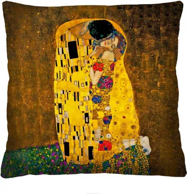 Produktbild von ARCO DESIGN Dekokissen "Kiss" Farbig Stoffbezug 50 x 50 cm Dekokissen mit Füllung Dekokissen für Wohnzimmer Schlafzimmer