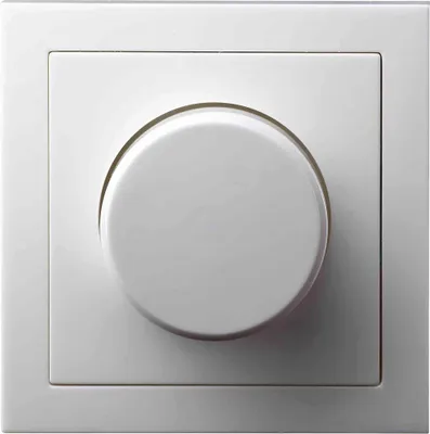 Produktbild von Helligkeitsreglerset inkl. Rahmen, Cremeweiß, 50 - 300 W, GAO