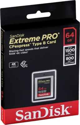 Immagine prodotto di SanDisk CF Express Tipo 2 64 GB Extreme Pro SDCFE-064G-GN4NN