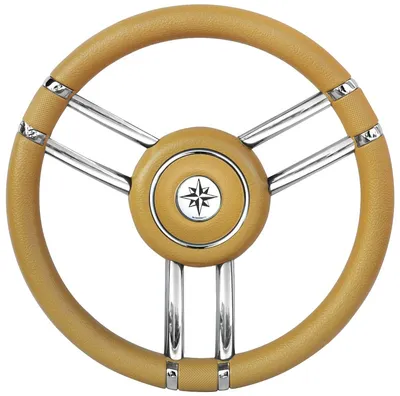 Obrázok produktu pre Volant Apollo VA-oceľ+polyur. Ø350mm slonová kosť , 1 kus