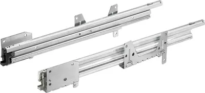 Produktbild von Hettich Beistelltower-Auszugführ. Überauszug, Quadro Duplex 45 74866 Stahl