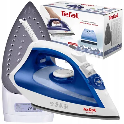 Obrázok produktu pre Tefal FV1711, parná žehlička, 1800 W, keramická žehliaca plocha, 80 g/min, vertikálne žehlenie, s funkciou proti odkvapkávaniu