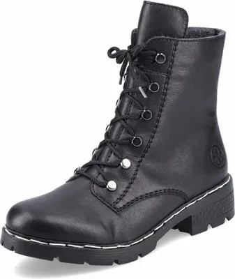 Immagine prodotto di Rieker donna stivale stringato nero