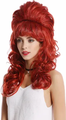 Produktbild von WIG ME UP Perücke 60er Hochsteckfrisur Rot GF-W2418-137