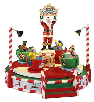 Zdjęcie produktu dla LEMAX - Santa`s Peppermint Teacup Spinner