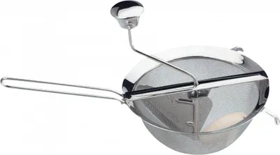 Produktbild von Coulismühle aus Edelstahl, 20 cm Durchmesser, Edelstahlgriff