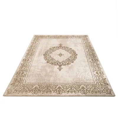 Produktbild von Paco Home Teppich Wohnzimmer Schlafzimmer Kurzflor Vintage Orientalisch Abstraktes Muster 160x220 cm