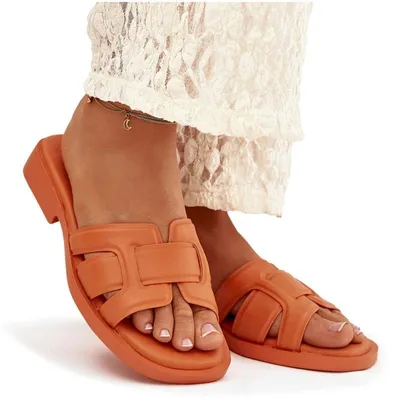 Produktbild von Damenturnschuhe mit Flachabsatz Orange Lorania 38
