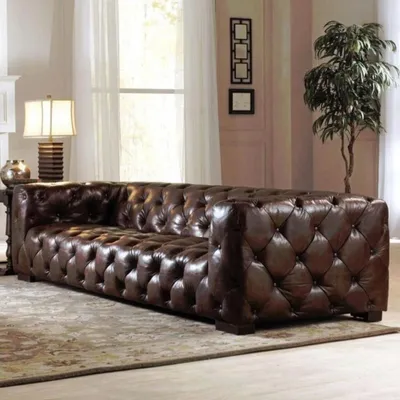 Produktbild von XXL Big Sofa Couch Chesterfield 245cm Polster Sofas 4 Sitzer Leder Textil  #301