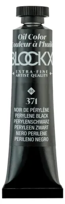 Produktbild von Blockx 3x Ölfarbe, Perylenschwarz, Tube 20ml - Perylenschwarz 212371BXC