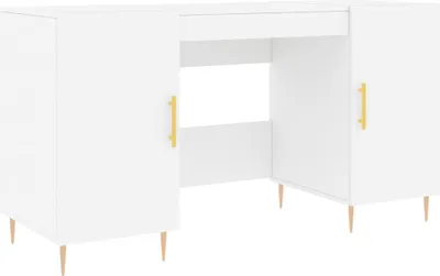 Obrázek produktu pro vidaXL Psací stůl bílý 140x50x75 cm výrobek z odvozeného dřeva