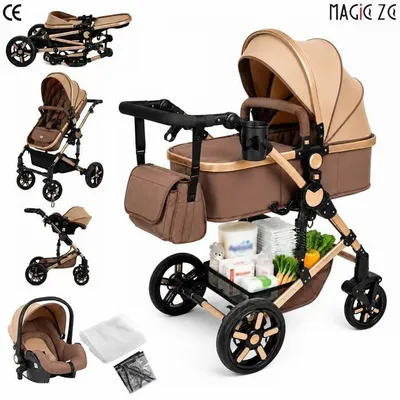 Immagine prodotto di Passeggino trio 3 in 1 con navicella e seggiolino auto