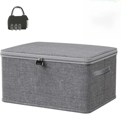 Obrázok produktu pre Úložný box s číselným zámkom 30x20x14 cm, vodotesný, pre oblečenie