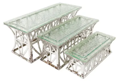 Produktbild von Silberne Dessertteller – 3er-Set