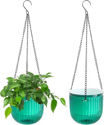 Produktbild von Hängende Pflanzentöpfe Selbstwassern - 2 Stück - 16,5 cm