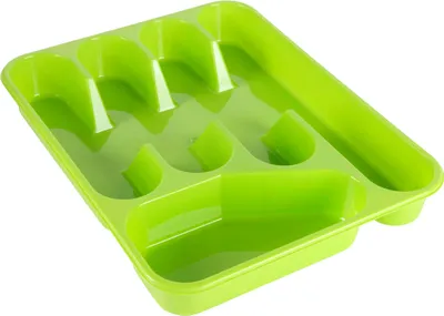 Produktbild von Limegrüner Besteckkasten 26x33x4 cm  EUROHOME®