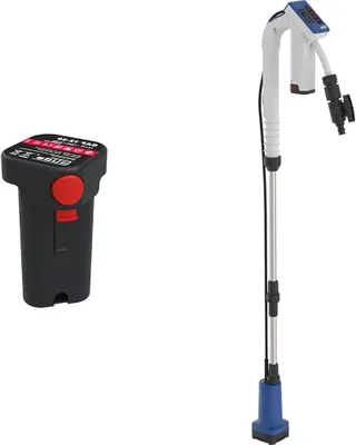Productafbeelding van Draadloze Dompelpomp voor Regenton - 12V met Accu en Oplader - 1500 L/u