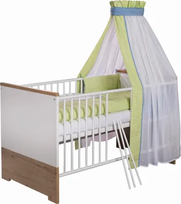Produktbild von Schardt Kombi-Kinderbett Eco Plus 70x140 cm - Farbe: Braun/Weiß; 04 551 09 02