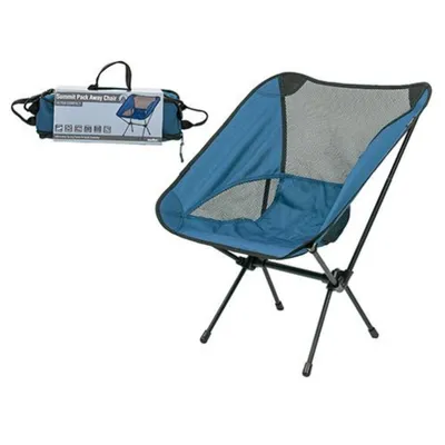 Produktbild von Ultra leicht Campingtuhl Anglerstuhl faltbar blau 633116