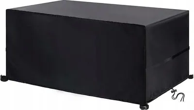 Zdjęcie produktu dla Pokrowiec wodoodporny na meble ogrodowe Oxford 420D 100x80x74 cm czarny
