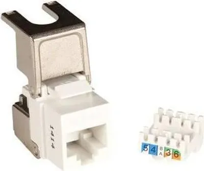 Productafbeelding van Lanview LVN128146, Plat, Metalen, RJ-45, RJ-45, Vrouwelijke connector, Mannelijke connector