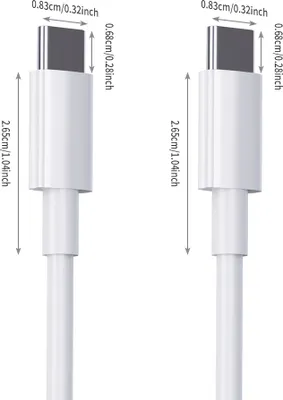 Zdjęcie produktu dla INF 3 m Szybki kabel ładujący, kabel USB C do USB C 60 W