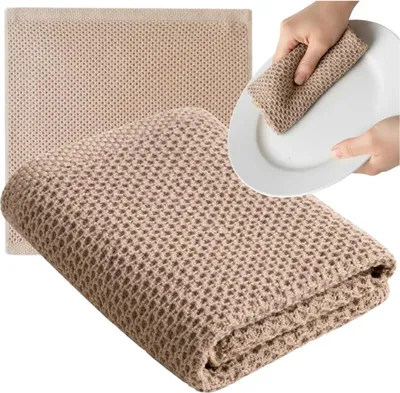 Produktbild von Küchentuch aus Baumwolle, 34 cm, braun
