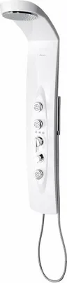 Produktbild von Polysan MOLA Duschpaneel mit Thermostat-Armatur 210x1300mm, Weiß