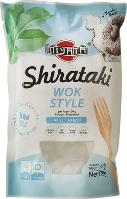 Produktbild von Shirataki Nudeln nach Wok-Art 270g - Miyata