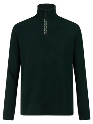 Immagine prodotto di Protest Prtreperfecto, maglietta tecnica con zip parziale (1/4), colore: verde "kombu", taglia: XXL