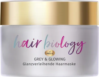 Produktbild von Hair Biology Grey & Glowing Haarmaske 160ml mit Jojoba Öl
