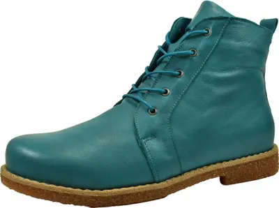 Produktbild von Andrea Conti Damen Stiefelette Leder Schnürboot Krepp Laufsohle 0348718, Größe:39 EU, Farbe:Blau