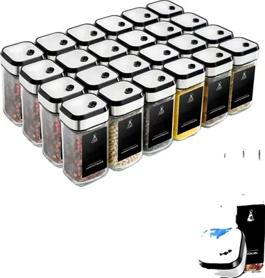 Obrázek produktu pro Sada kořenek, 24 kusů, stohovatelné nádoby, varianta D