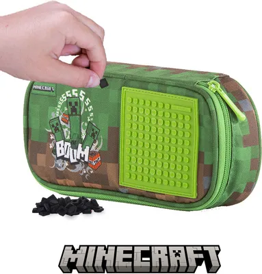 Obrázok produktu pre PIXIE CREW - MINECRAFT študentský peračník zeleno-hnedý
