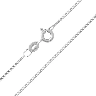 Produktbild von Elegant 18 Karat (750) Weißgold Damen - Panzer Kette - 51cm; TRS14001L2018KW