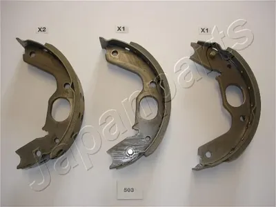 Produktbild von JAPANPARTS GF-503AF Handbremsbeläge für MITSUBISHI Pajero Sport I SUV (K7, K9) Handbremse