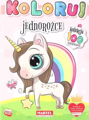 Image de Kolorowanka dla dzieci Jednorożce rozwijająca kreatywność