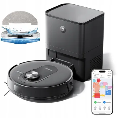 Produktbild von PROSCENIC Q8 MAX 4200PA Reinigungsroboter, 200 Min., automatische Entleerung, Wischfunktion