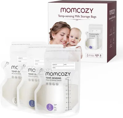 Produktbild von Momcozy Milchpumpen-Zubehör Easy Pour muttermilchbeutel 120 Stück