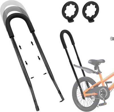 Zdjęcie produktu dla Drążek do roweru dziecięcego 53-73 cm, regulowany, uniwersalny, do nauki