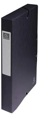 Imagen del producto de Exacompta, caja de archivo Exabox 50401E, formato DIN A4, 40 mm de profundidad, cartón, color